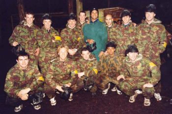 Paintballing with Ruud Gullit and squad - Click to enlarge